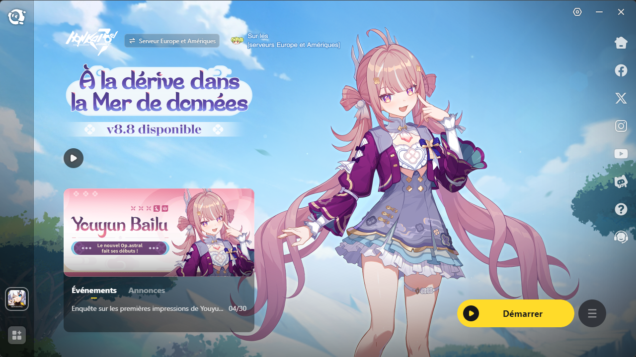 Le launcher en 8.8